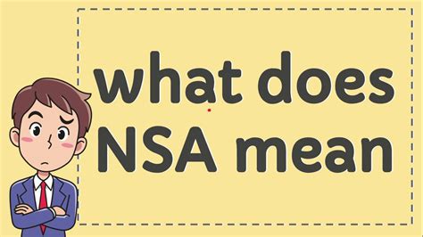 nsa meaning relationship|what is nsa slang.